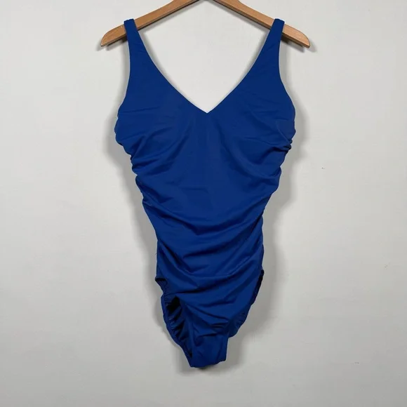 Talbots X Miraclesuit Firm Control One-Piece Swimsuit, Size 14, Great Condition